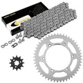 Drive Chain & Sprockets Kit for Kawasaki KX125 1994 1995 2000 2001 2002