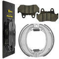 Front And Rear Brake Pads for Honda GB500 Tourist Trophy 500 1989-1990