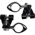 Ciro Highway Peg Mounting Kit w/ Clevis for H-D "D" Spring Pegs (Black) 60022