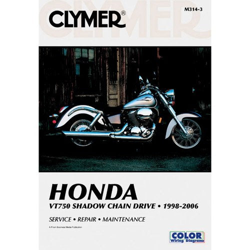 Clymer Physical Book for Honda VT750 Shadow Chain Drive 1998-2006 | M314-3
