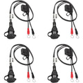 TecMate OptiMate 10 Amp Weatherproof Sae Battery Cable Auto/Marine 4-Pack O11X4