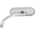Arlen Ness - 13-406 - Micro Die-Cast Mini Oval Mirror, Left - Chrome