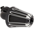 Arlen Ness - 81-014 - Monster Sucker Air Cleaner Kit, Deep Cut - Black