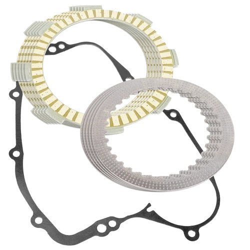 Caltric Clutch Friction Plates and Gasket Kit for Kawasaki KX100 2014-2020
