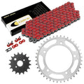 Red Drive Chain And Sprocket Kit for Suzuki SV1000 SV1000S 2003-2007
