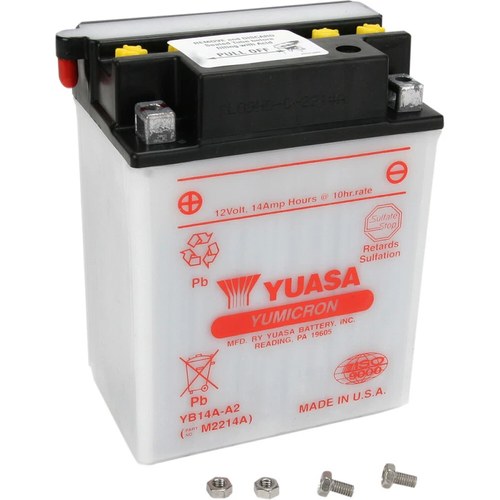 Yuasa Yumicron High Performance Conventional Battery (YB14A-A2) YUAM2214A