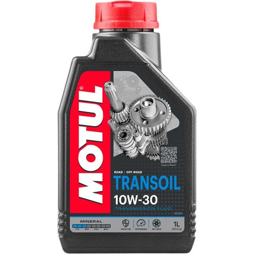 Motul Transoil Mineral Based Motorcycle Transmission Oil/Fluid (10W-30) 1 Liter
