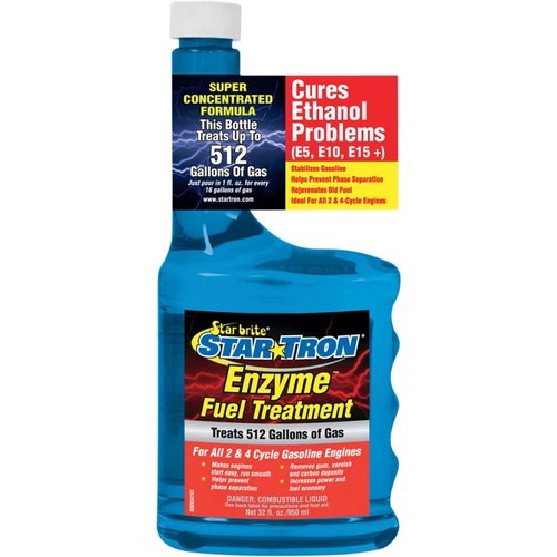 Star Tron Enzyme Fuel Treatment - Concentrated Gas Formula | 32 oz | 093032