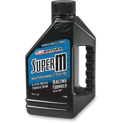 Maxima Racing Oil Super M 2-Stroke Motorcycle, ATV Premix Oil | 1 Pint | 20916