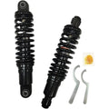 Drag Specialties Adjustable Heavy-Duty Shocks | Black | 12" | C160156HB
