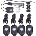 Brite-Lites Rgb Bluetooth LED Rock Light Kit for ATV/UTV/Snowmobile BL-RGBROCK4