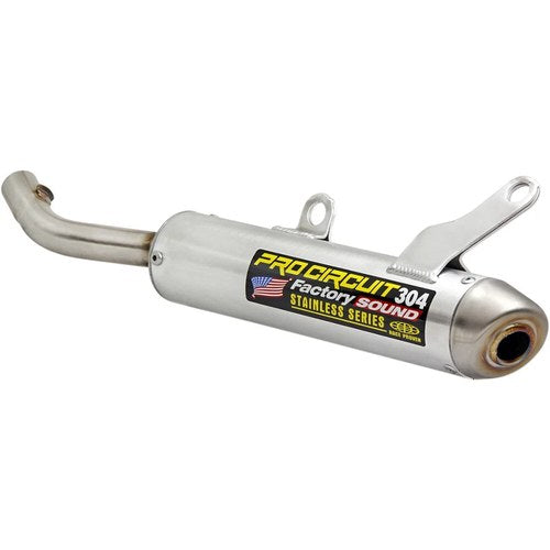 Pro Circuit 304 Factory Sound Silencer (Aluminum; Brushed) SY03250-SE