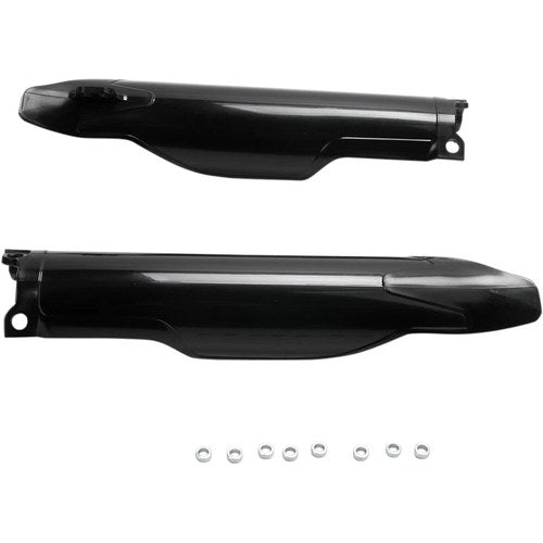 Acerbis Lower Fork Cover Set (Black) 2141760001