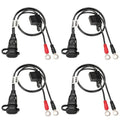 TecMate OptiMate Quick Connect Weatherproof Battery Cable w/15A Fuse 4 Pack O1X4