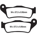 Ebc Organic OE Quality Replacement Brake Pads / One Pair (FA643)