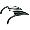 Arlen Ness - 13-029 - Micro Die-Cast Scoop Mirror, Right - Black