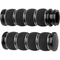 Arlen Ness - 07-315 - Fusion Series Grips, Ring Leader - Black