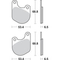 Sbs H.HF Ceramic Organic Motorcycle Brake Pads (537H.HF)