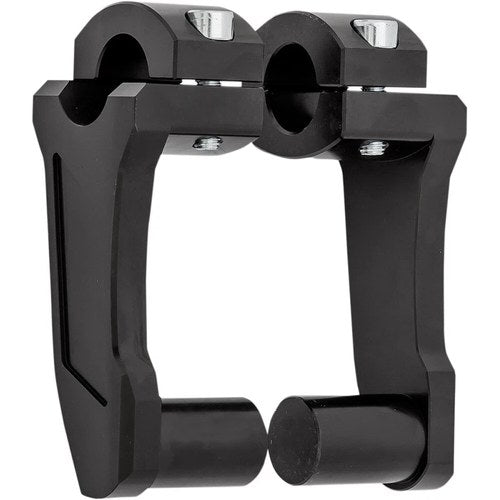 Rox Speed FX - 4" Pivoting Bar Risers for 1" Handlebar (Black) 4R-P4RX01