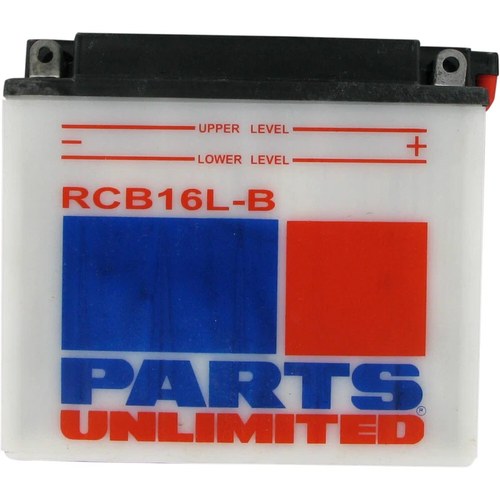 Parts Unlimited 12V Heavy-Duty Battery YB16L-B (RCB16L-B)