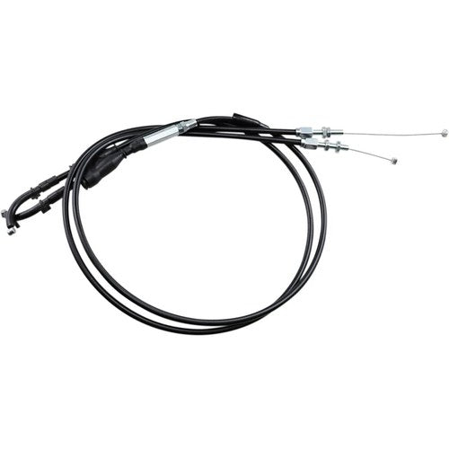Motion Pro Black Vinyl Push/Pull Throttle Cable Set (04-0196)