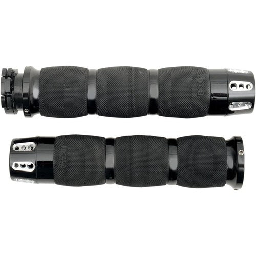 Avon Air Cushion Grips 1" for Metric Cruisers (GATLIN Anodized Black)