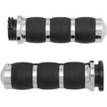Avon Velvet Air Grips for H-D Motorcycles w/Cable Throttle (Chrome)