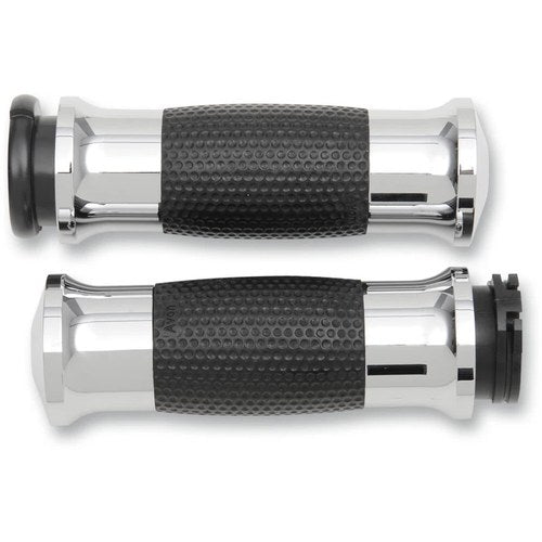 Avon Air Gel Grips for H-D Motorcycles w/Cable Throttle (Chrome)