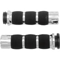 Avon Air Cushion Grips for H-D Motorcycles w/Fly-By-Wire Throttle (RIVAL Chrome)
