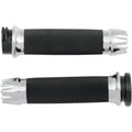 Avon Custom Contour Grips for H-D Motorcycles Cable Throttle (EXCALIBUR Chrome)
