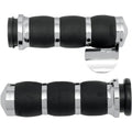 Avon Velvet Air Grips for H-D Motorcycles w/Fly-By-Wire (THROTTLE Boss Chrome)