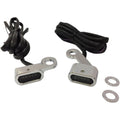 Drag Specialties LED Handlebar Marker Lights (Chrome w/ Smoke Lens)