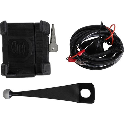 Ciro SmartPhone/GPS Holder w/USB Port (Fairing Mount) 14-UP H-D Flht (50217)
