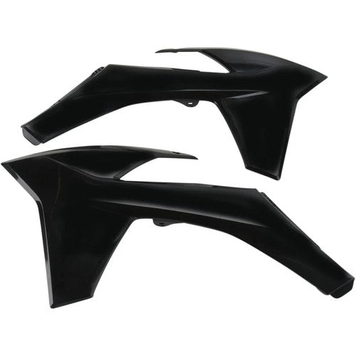 Acerbis Radiator Shrouds/Covers (Black) 2205440001
