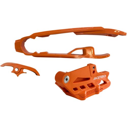 Acerbis Chain Guide Block and Slider Kit 2.0 (Orange) 2462630036