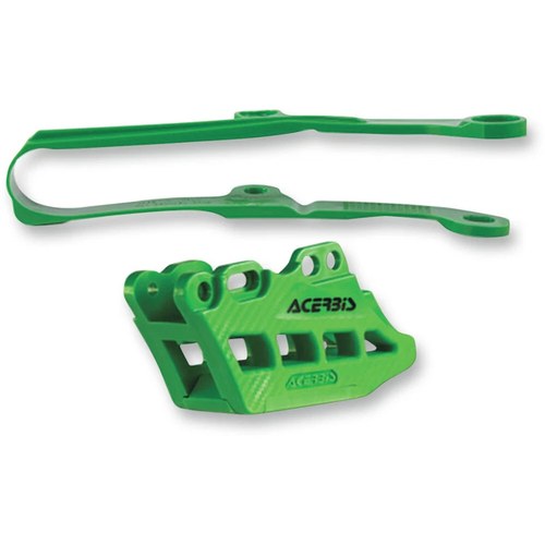 Acerbis Chain Guide Block and Slider Kit 2.0 (Green) 2449450006