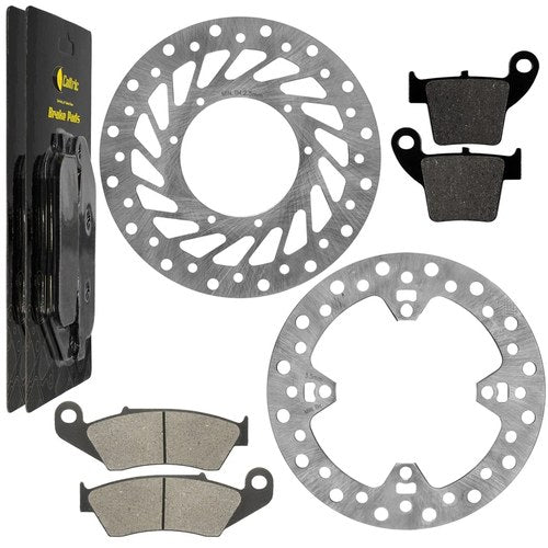 Front Rear Brake Disc Rotor Pad for Honda CRF450R 2002 2003 2004 2005 2006 2007