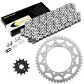 Drive Chain W/Front Rear Sprockets Kit for Honda XR200R 1986 1987 1988 1989-2002