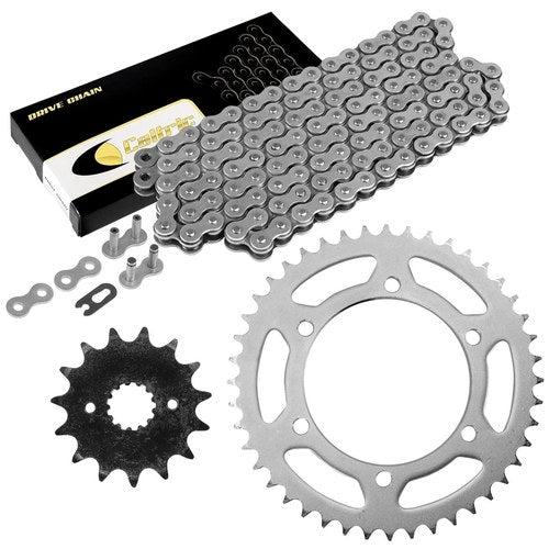 Drive Chain & Sprockets Kit fits Kawasaki KL250 KLR250 1984 1985 1986 1987-2005