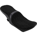 Drag Specialties Low Touring Seat - Diamond - Yaffe Tanks (Black) 0801-1070
