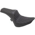 Drag Specialties Predator Iii Seat - Double Diamond - Vinyl (Black) 0802-1366