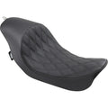 Drag Specialties 3/4 Low Solo Seat - Double Diamond - Fxd (Black) 0803-0543