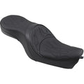 Drag Specialties Low Touring Seat - Flame Stitched - XL 04+ (Black) 0804-0260
