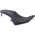 Drag Specialties Predator 2-Up Seat - Flame Stitched - Vegas (Black) 0810-1597