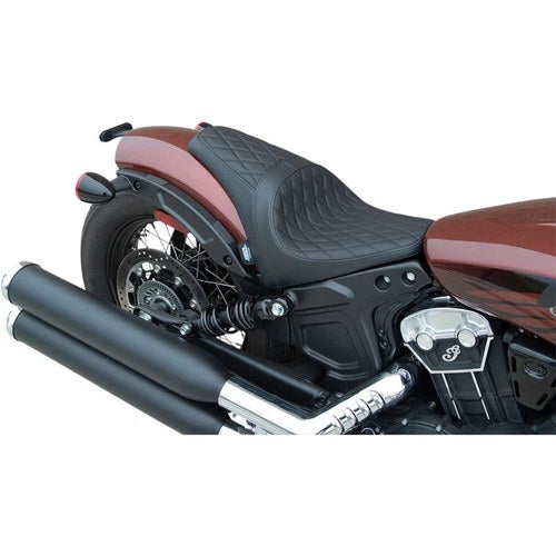 Drag Specialties 3/4 Low Solo Seat - Diamond (Black) 0810-2255