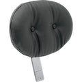 Drag Specialties EZ Glide II Pillow Backrest (Black / Chrome) 0822-0189