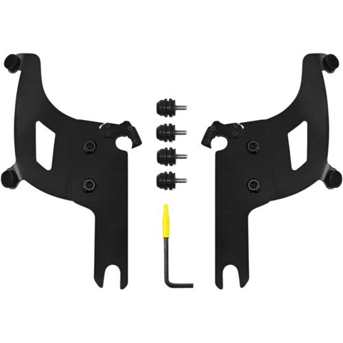 Memphis Shades Bullet Fairing Trigger Lock Mount Kit, FLHRS/XS (Black) MEB2042