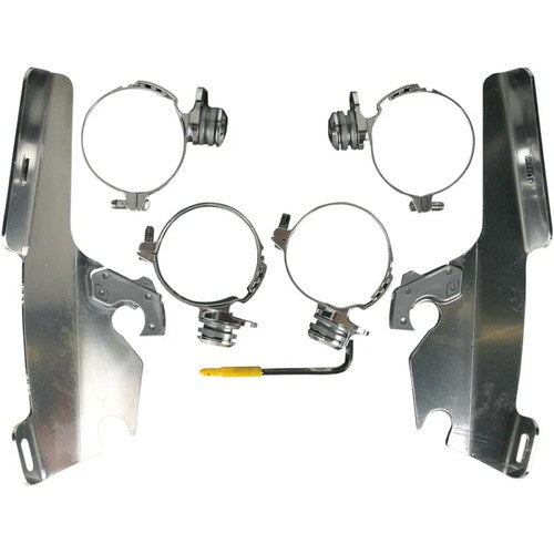 Memphis Shades Fats/Slim Trigger Lock Mounting Kit - VTX18 (Polished) MEM8985