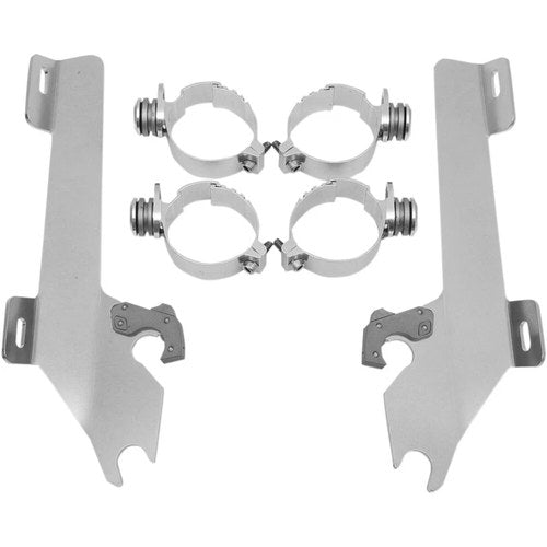 Memphis Shades Batwing Trigger Lock Mounting Kit - VTX18 (Polished) MEK1904