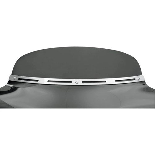 Memphis Shades Batwing Fairing Trim - Fat / Slotted (Polished) MEM0911